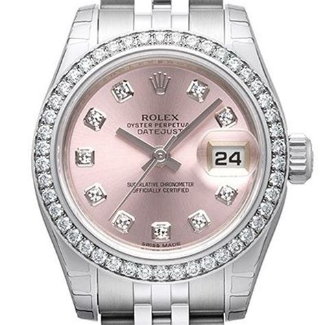 pink face rolex women's|rolex pink face with diamonds.